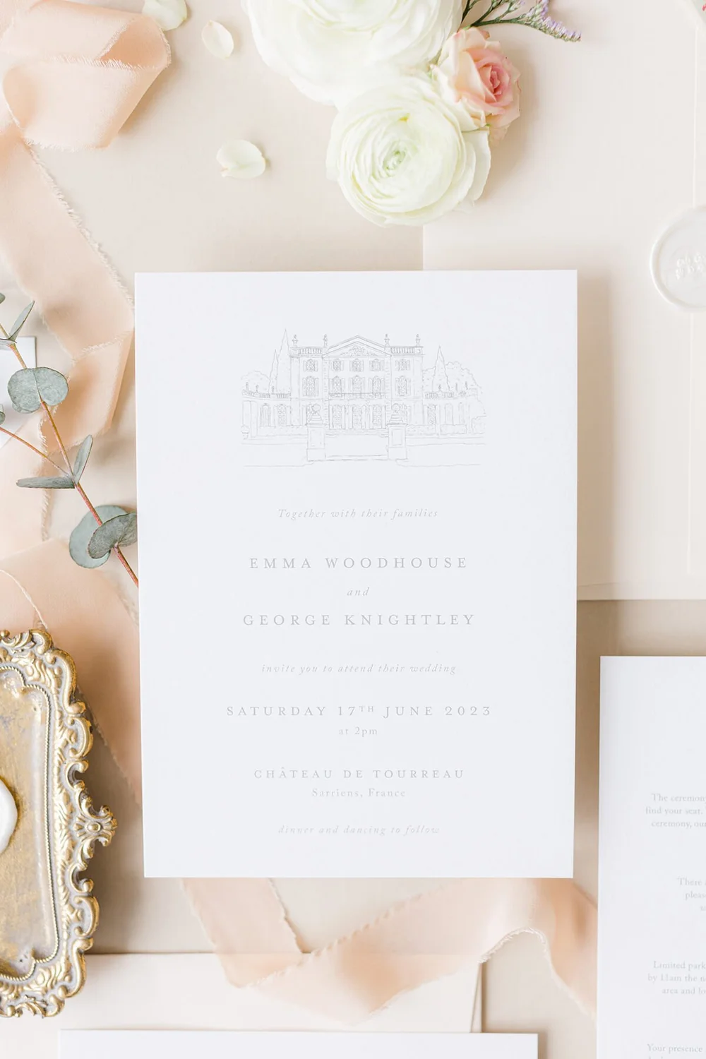 Illustrated Invitations for your Minimalist Wedding — Olive & Millicent
