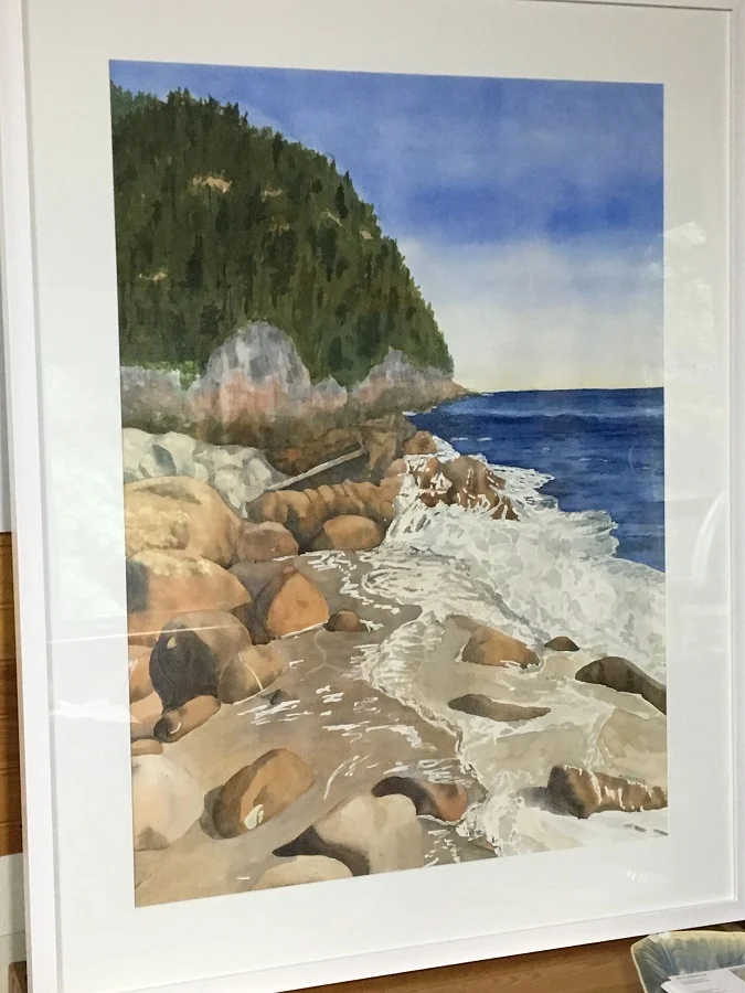 Black Brook Cove, Watercolour, 30" x 20"