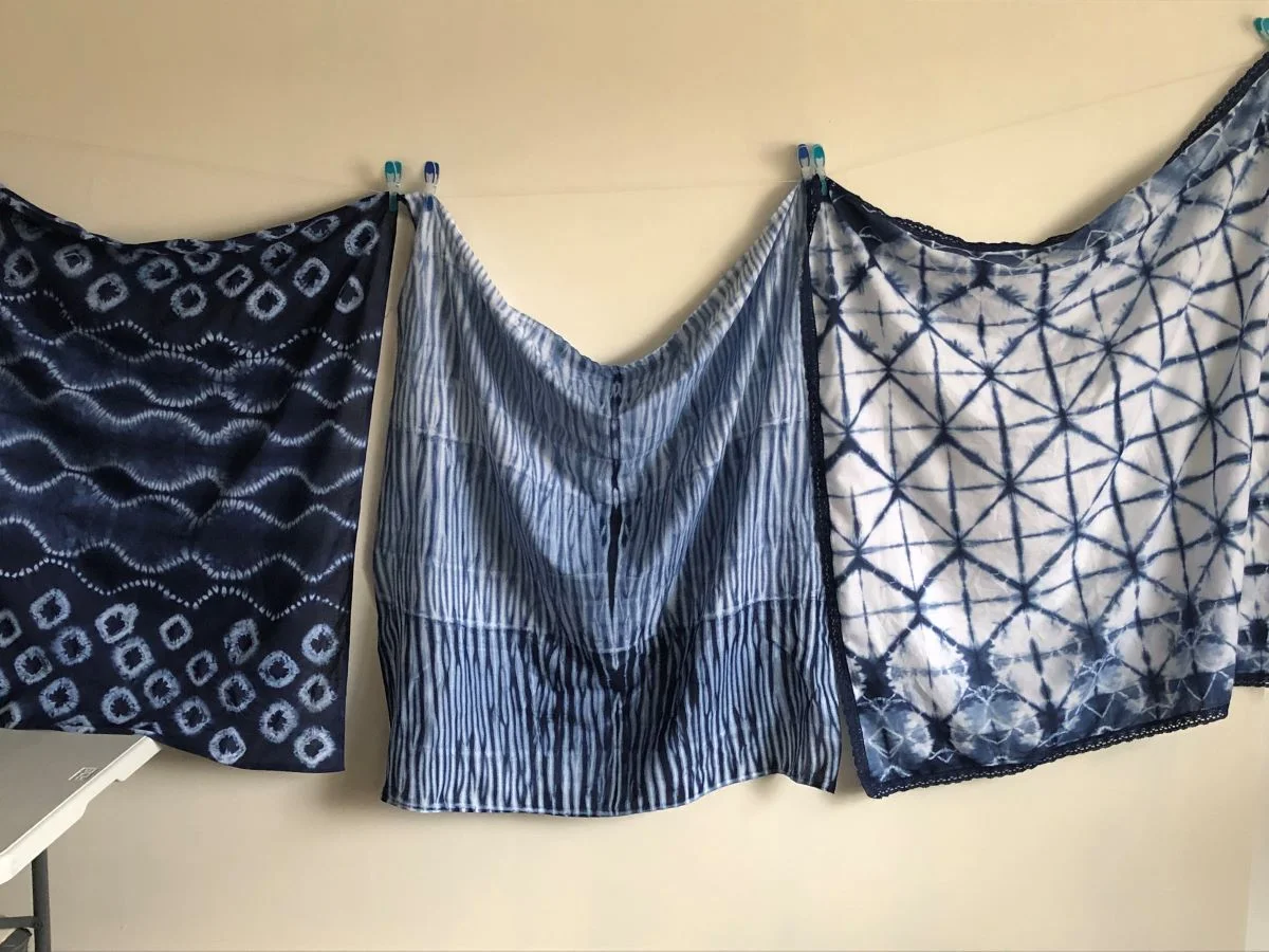 Shibori Scarves