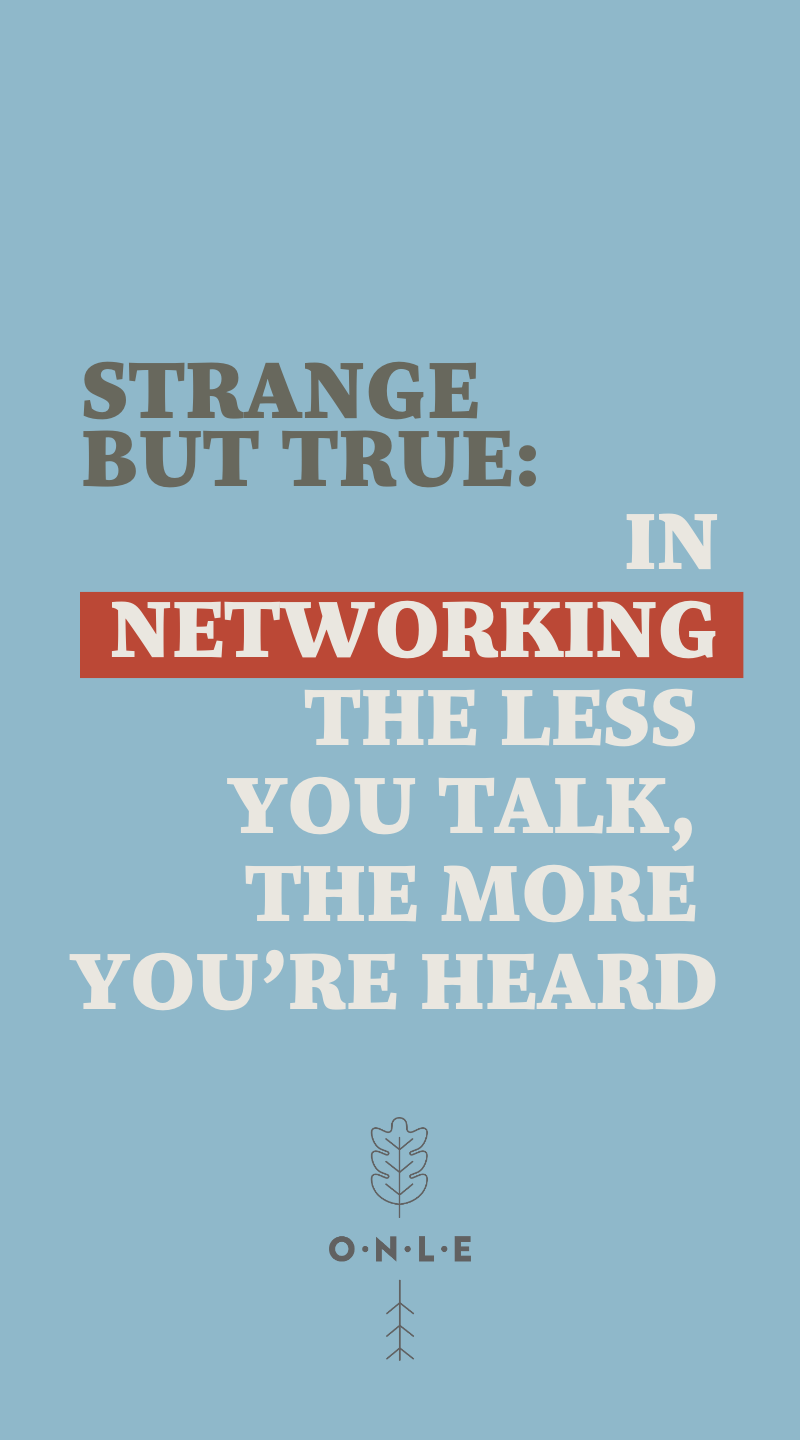 The subtle shift that changes your networking results