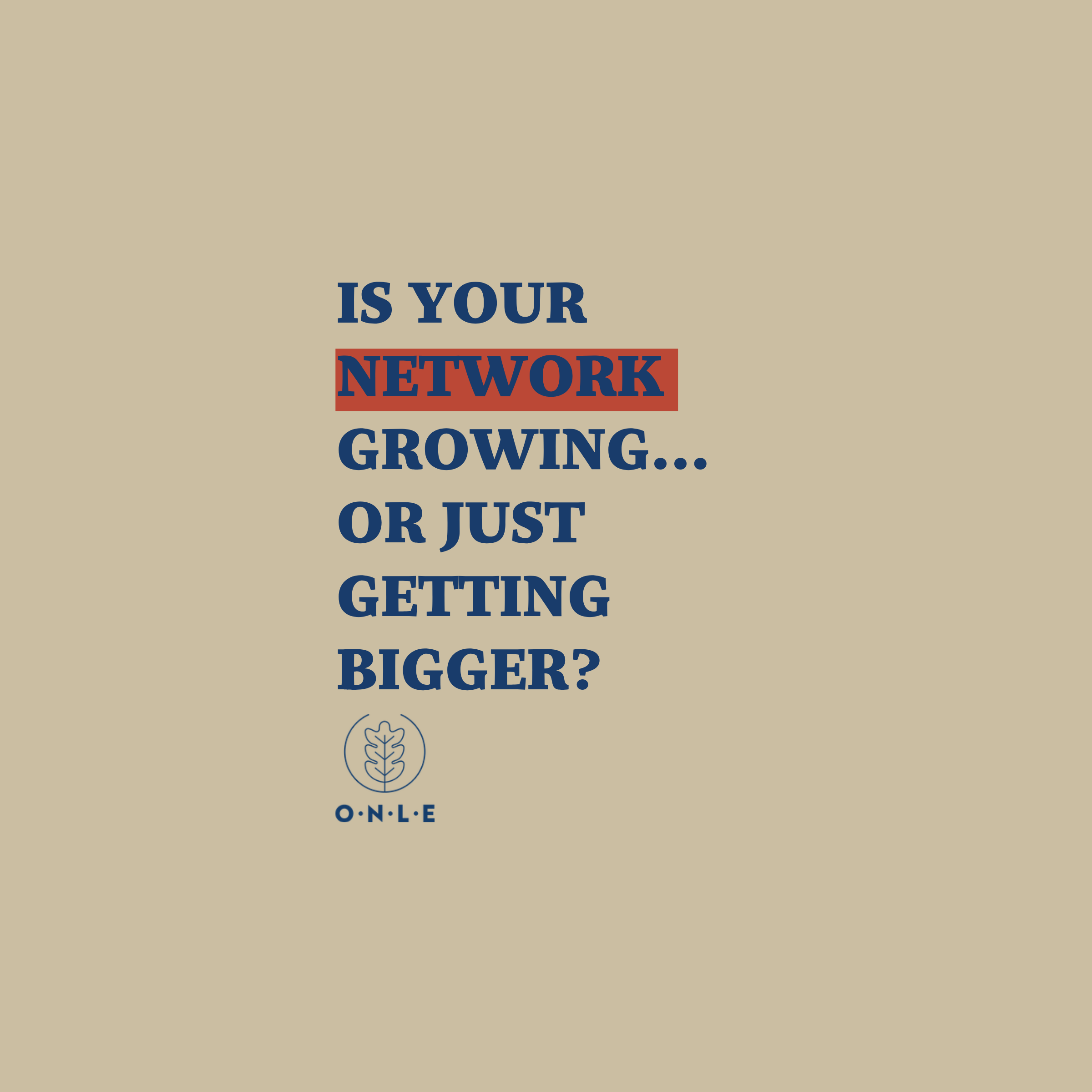 Are you networking - or connection collecting?