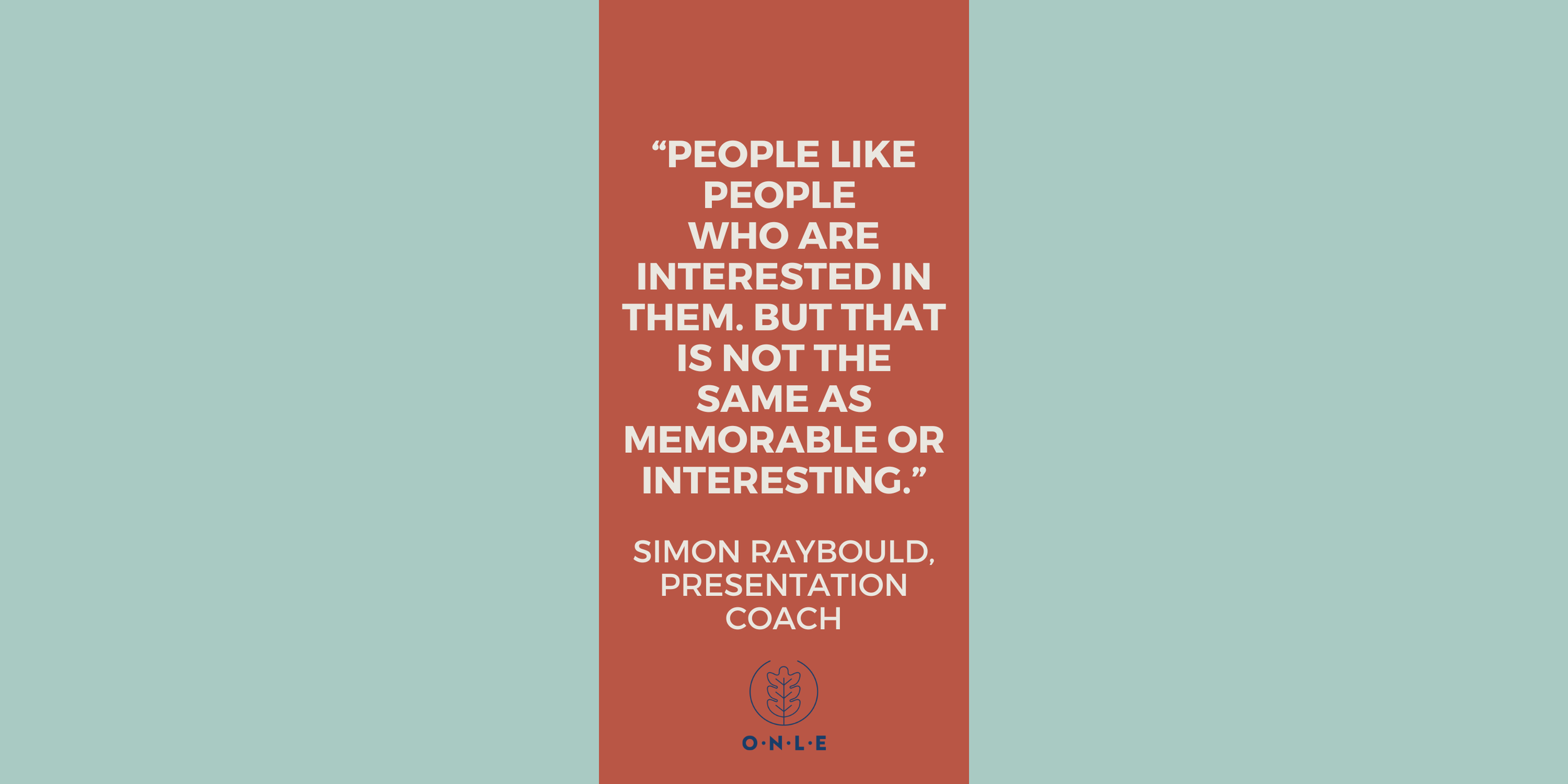How to be more interesting at networking