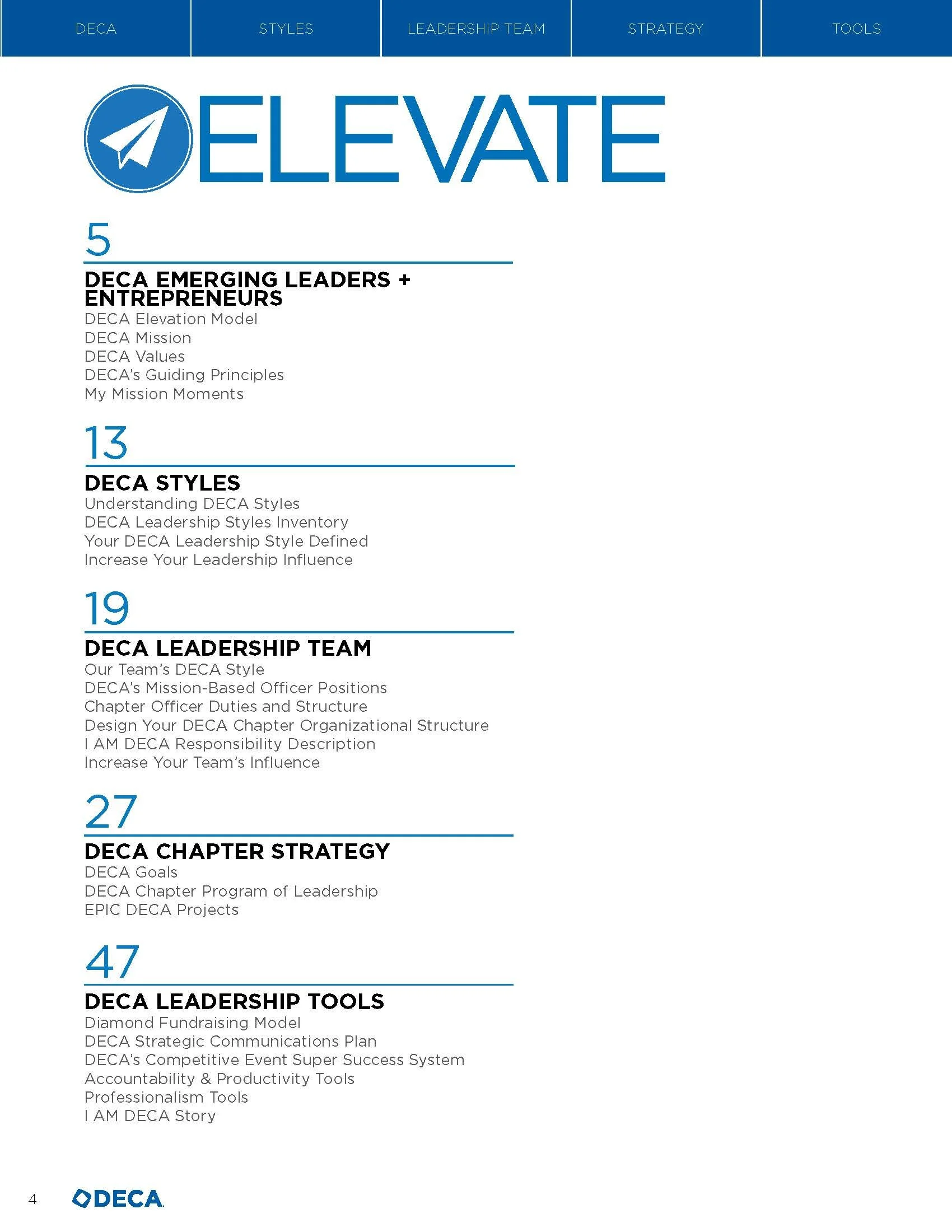 DECA Elevate — Texas DECA