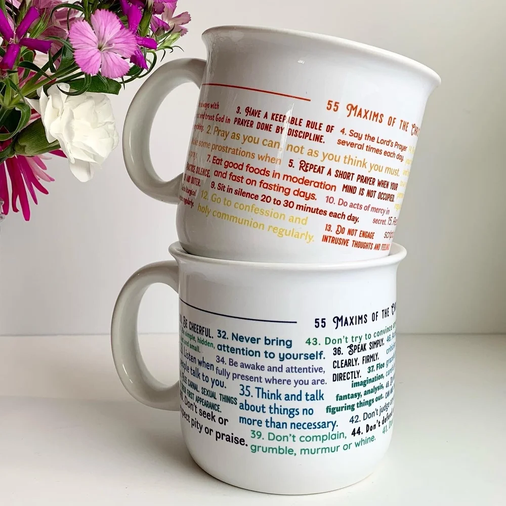55 Maxims Mug Set — Draw Near Designs