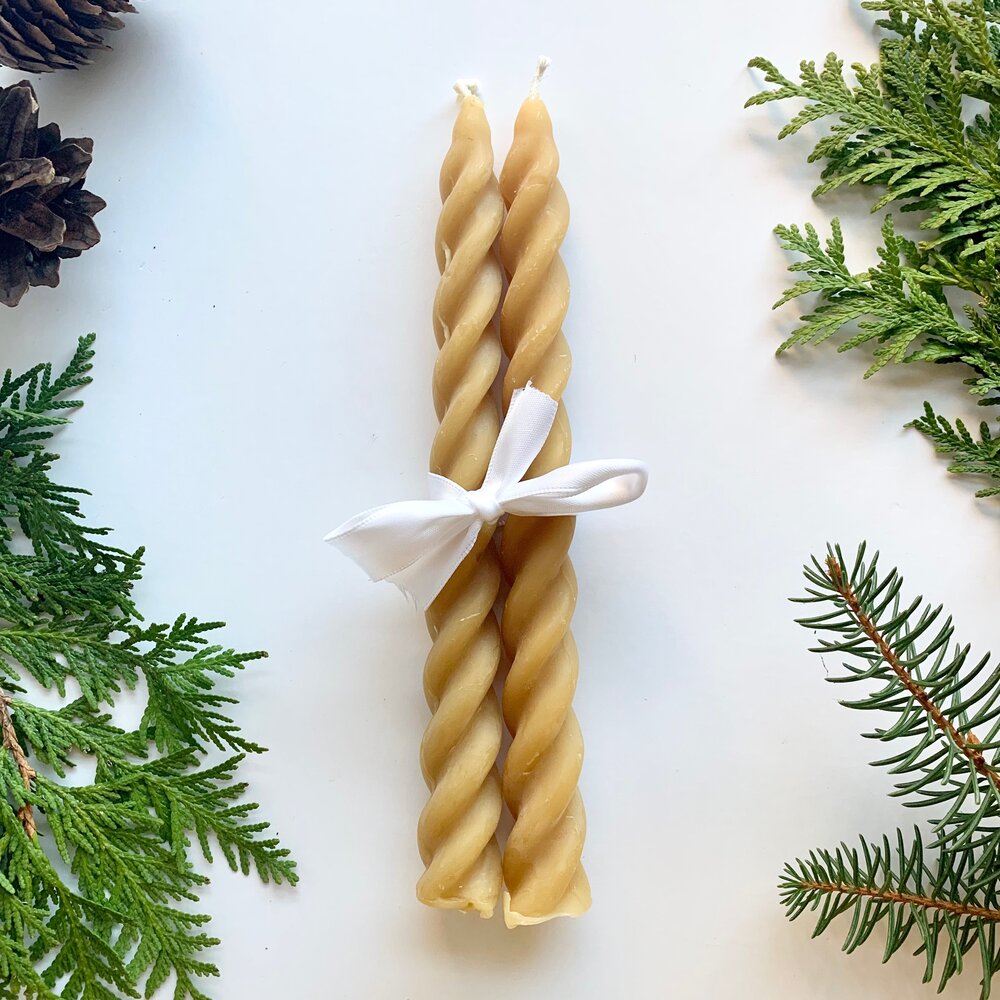 Spiral Taper Candles from St. John Monastery — Draw Near Designs