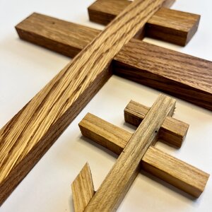 Handmade 3 Bar Crosses — Draw Near Designs