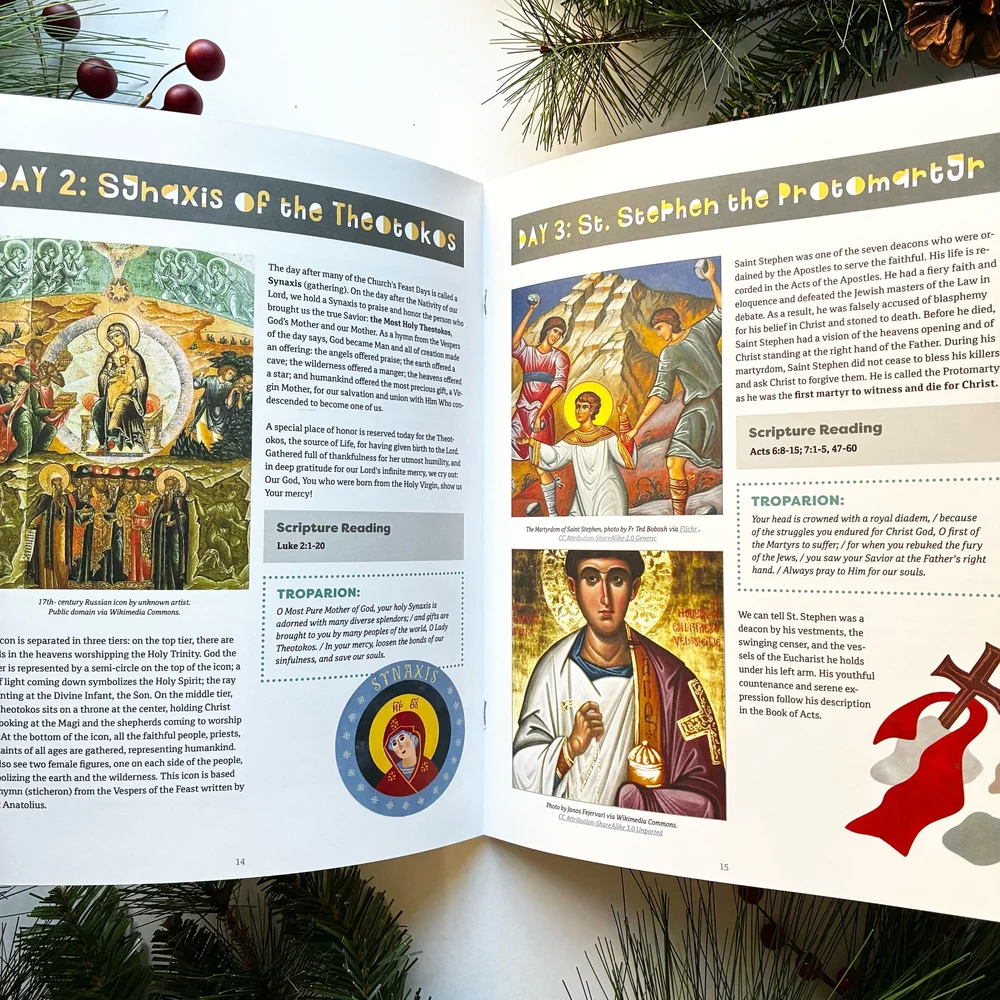 12 Days of Christmas Workbook and Ornaments — Draw Near Designs