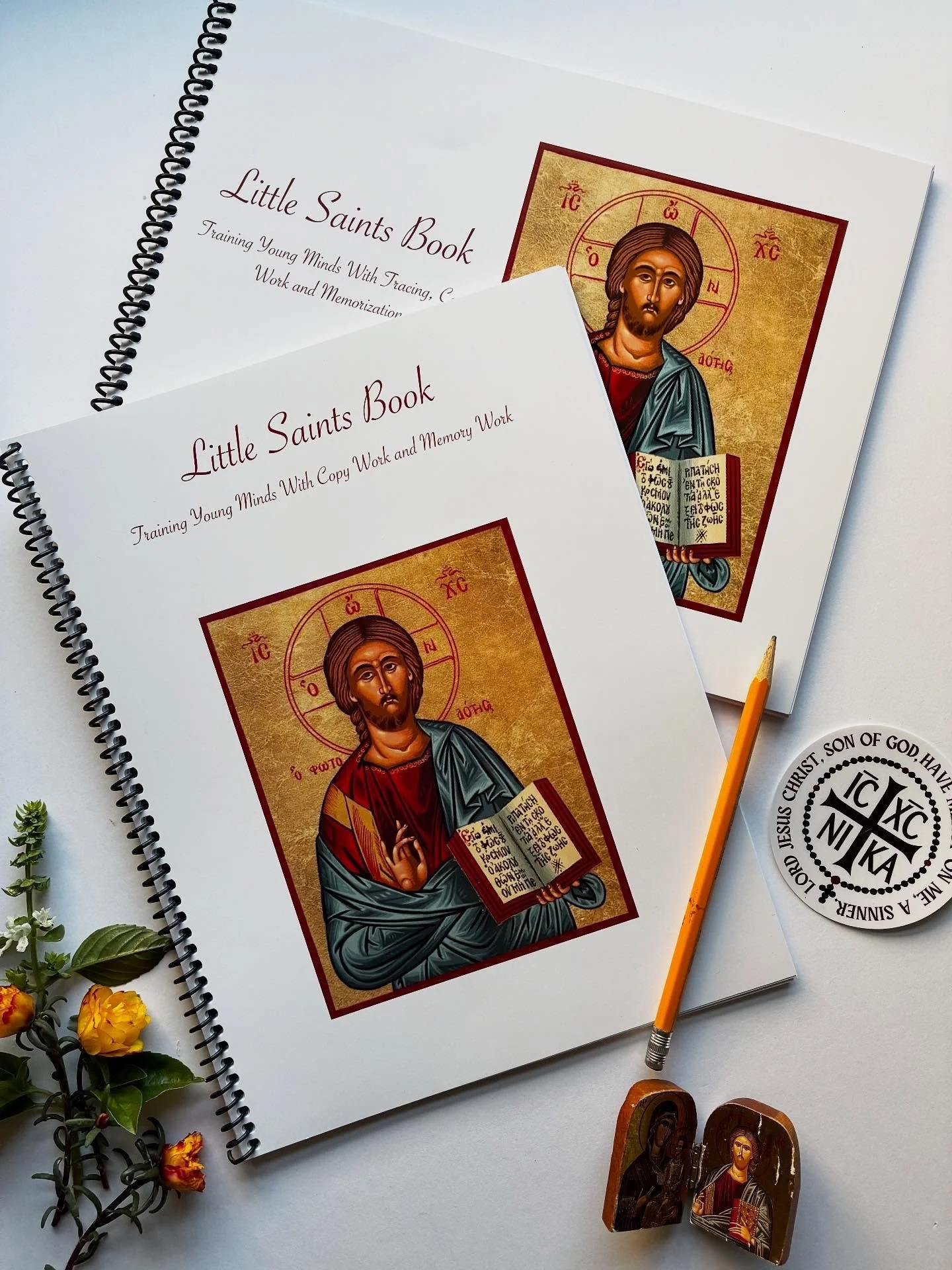 Yall have been loving the PDF downloads of these copywork books made by an Orthodox homeschooling mama, and now you can get a physical copy that’s professionally printed and bound. 🤌🏽 Each contains sections of Bible verses, classic poetry, pr