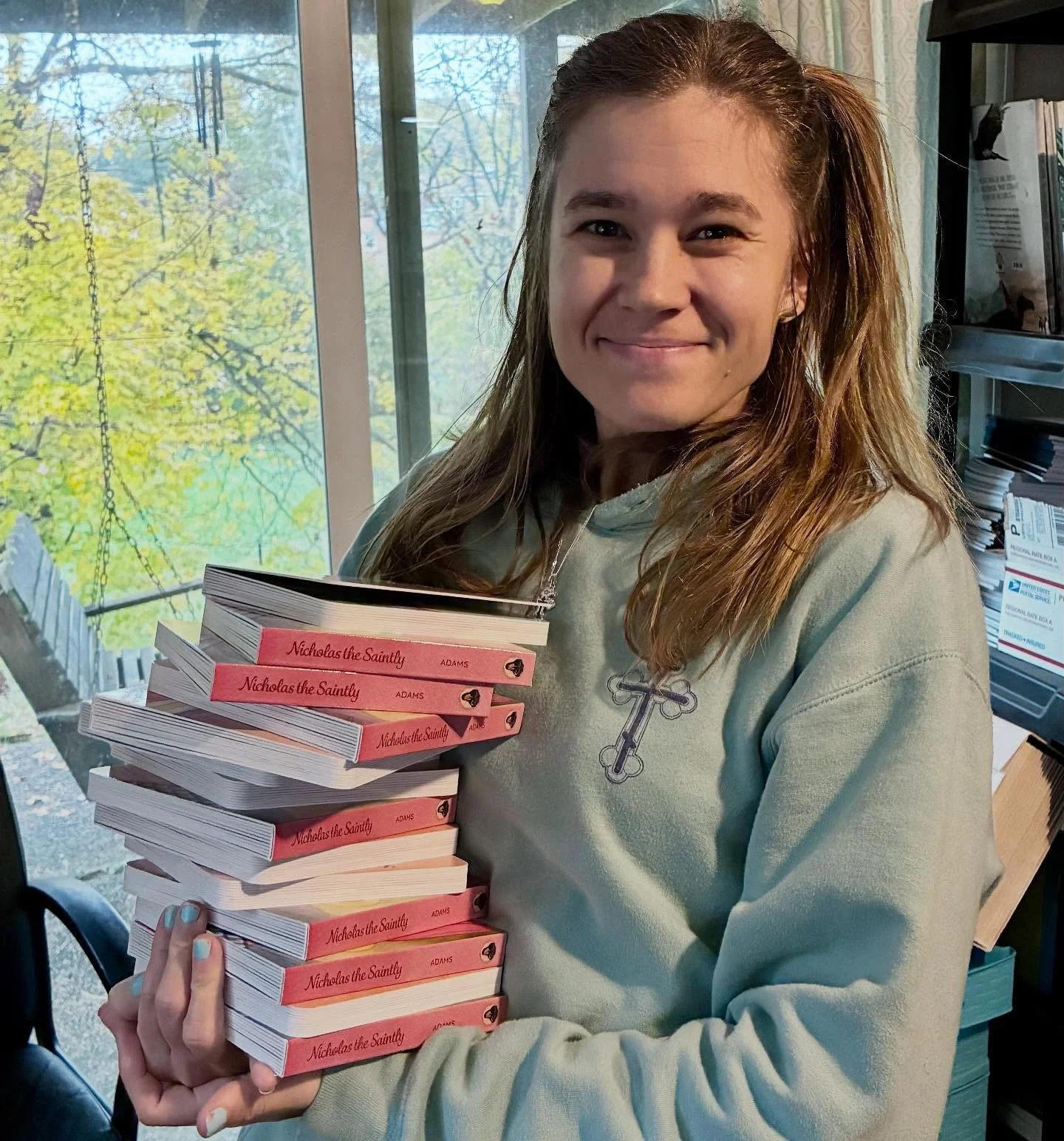 Nicholas the Saintly board books are HERE! We&rsquo;re working our way through the pre-orders with a giant stack ready to go in the mail tomorrow. Which page is your favorite? My favorite illustration is either the ocean or leaving the gold coins, an