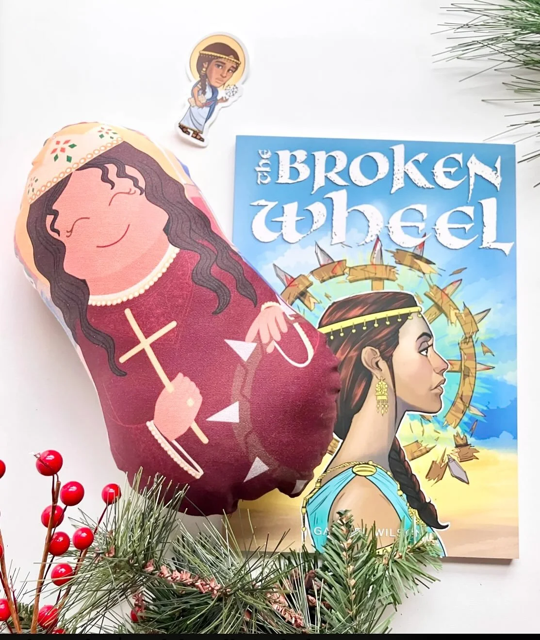 St Catherine of Alexandria is celebrated at the end of November, and if you&rsquo;ve got a Catherine that you love in your life (lucky you, they&rsquo;re the best!) we put together this bundle! It includes a large St Catherine Snuggly Saints dolls (s