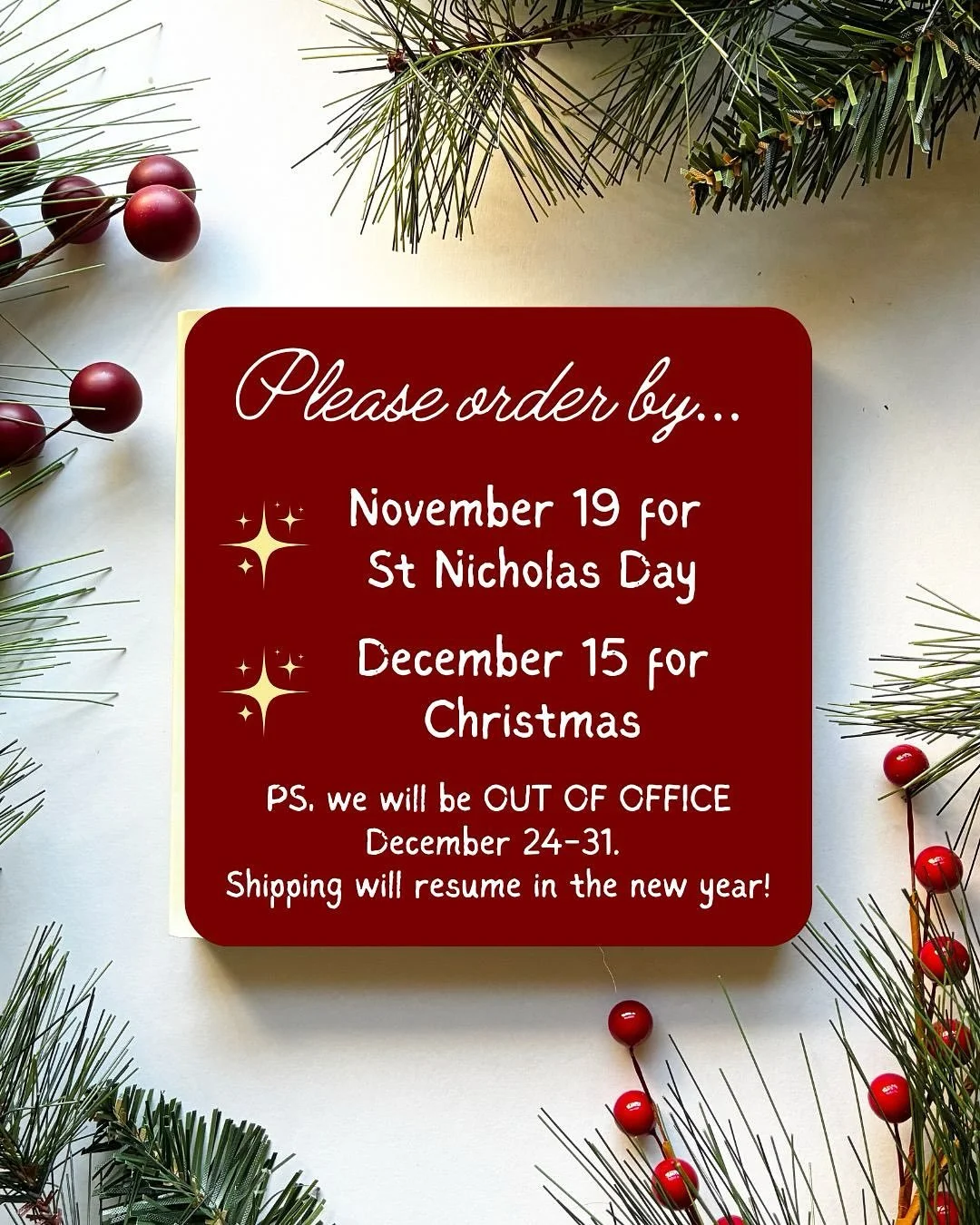 ‼️IMPORTANT‼️ 
As a reminder, *every* single order is packed with care by Caroline and me (Marian). That means we get to say &ldquo;look at this combo! I think I&rsquo;d be friends with this person!&rdquo; &ldquo;What a beautiful name!&rdquo; &ldquo;