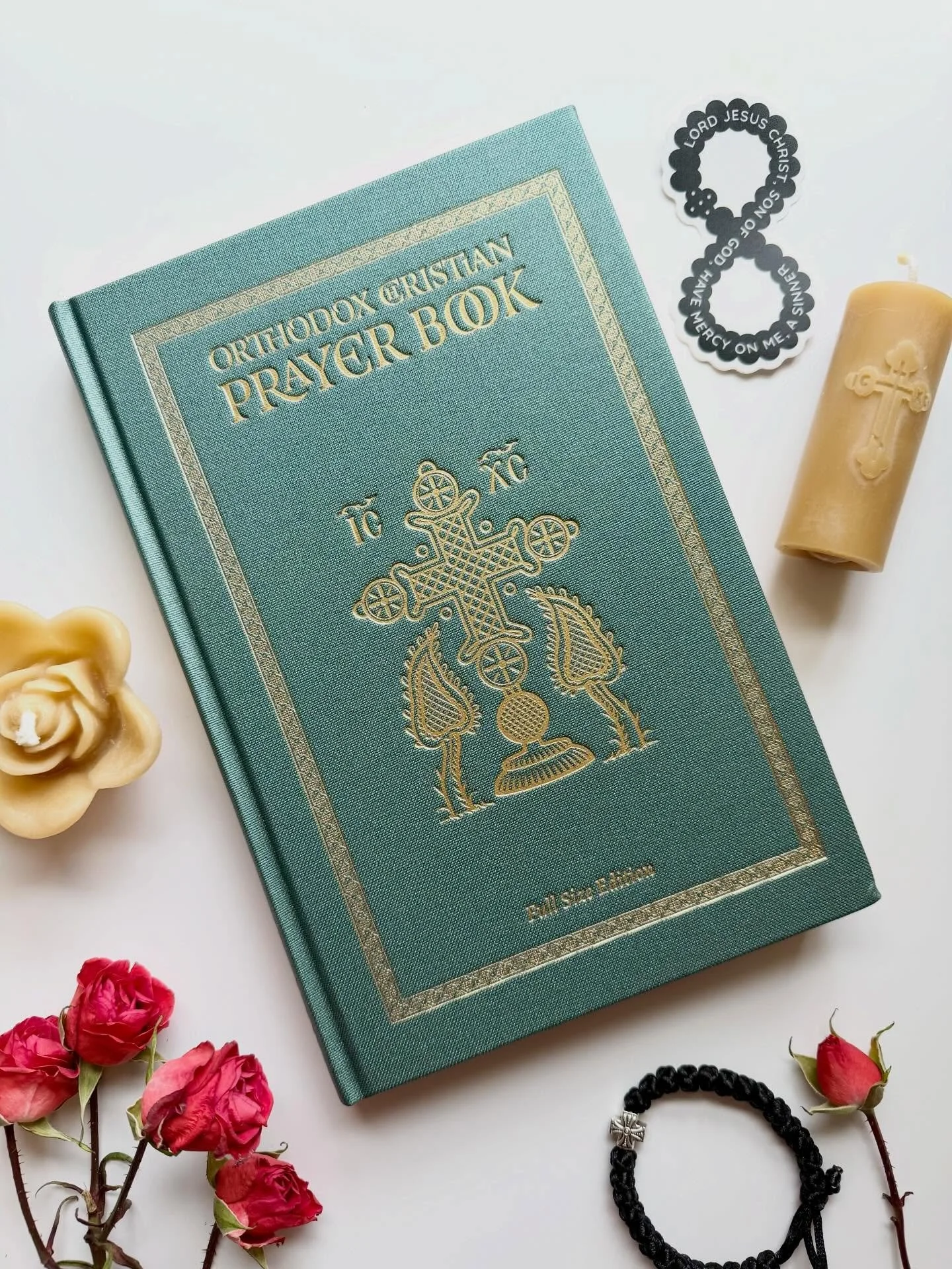 🌟New in the Shop!🌟 We&rsquo;ve carried the smaller blue Orthodox Christian Prayer Book from @newromepress for a while now, but recently we decided to add its larger counterpart&hellip; the full size Orthodox Christian prayer book! It&rsquo;s bigger