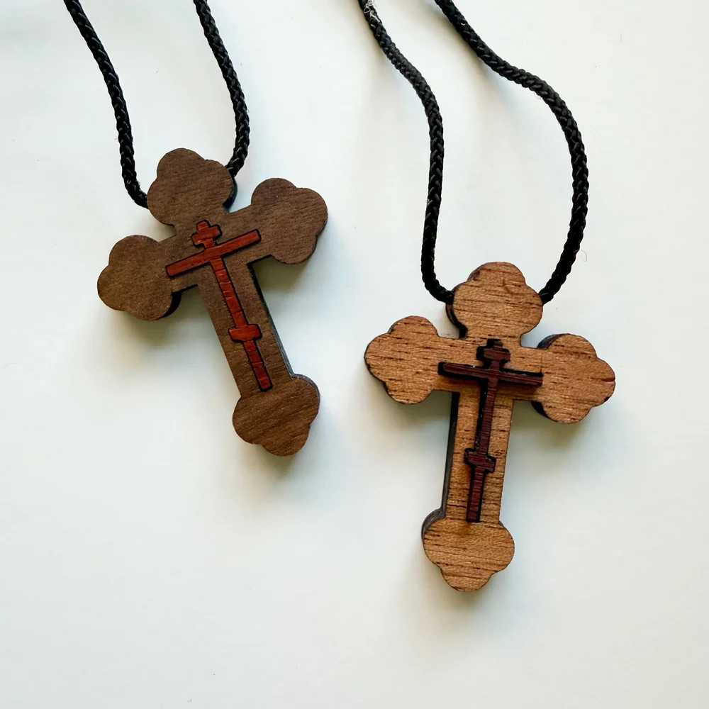 Wood Inlay Crosses — Draw Near Designs