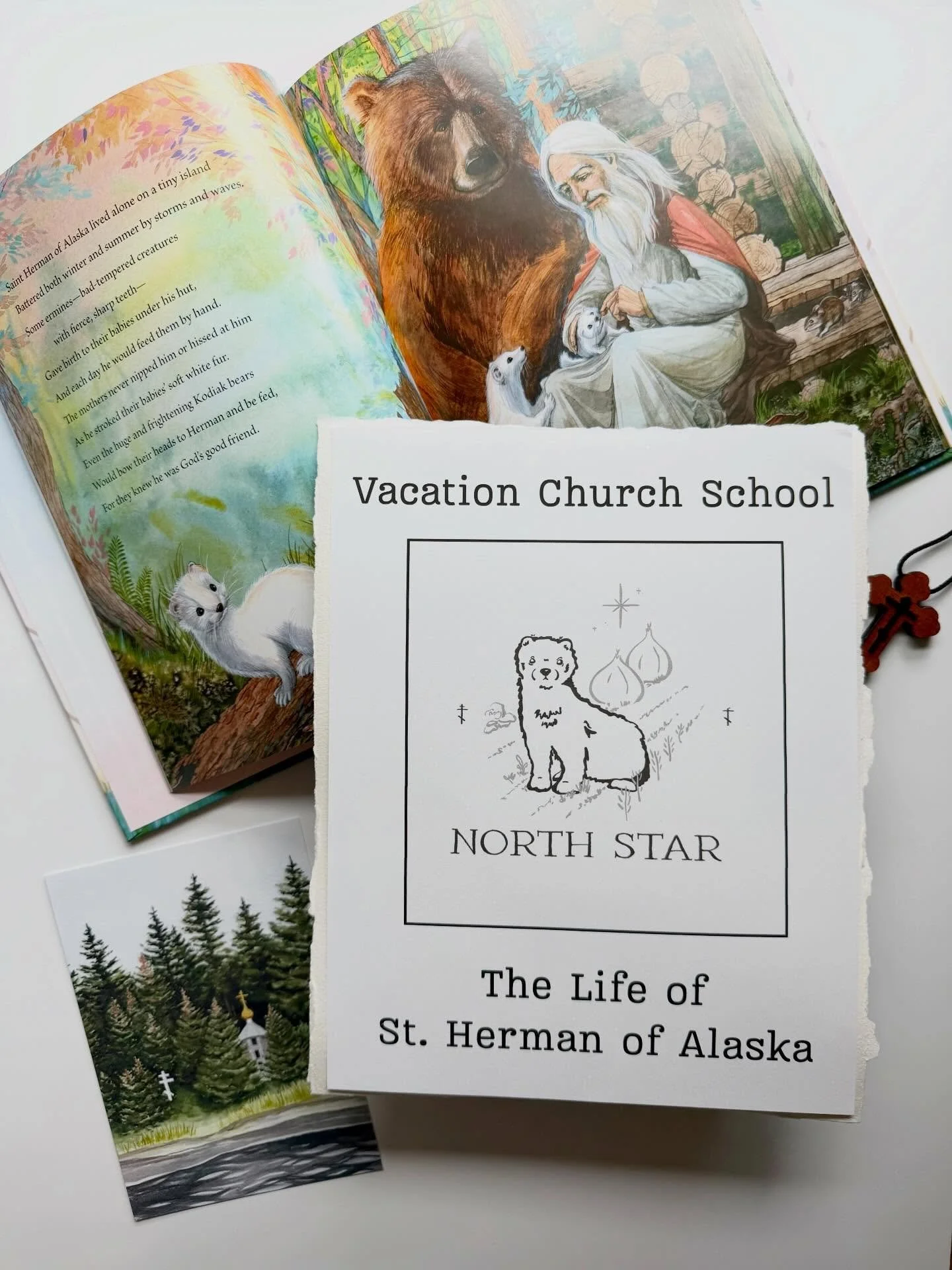 🌲NEW🌲 Vacation Church School curriculum! This digital download curriculum is so thorough and includes:

- Lessons with memory verses and activities&nbsp;

- Games

- Snacks

- Crafts

- 4 original songs with links to vocal tracks and motion videos&