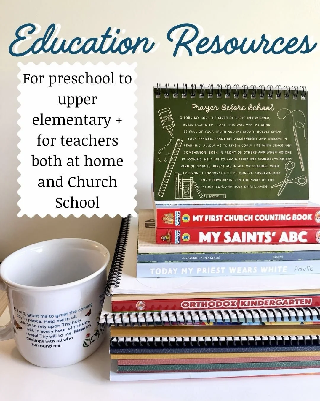 Resource roundup!! Whether you&rsquo;re planning for the next school year or just want to add some Orthodox education to your summer days, we&rsquo;ve got options for all ages. You can find all the links in our newest blog post, in addition to lots m