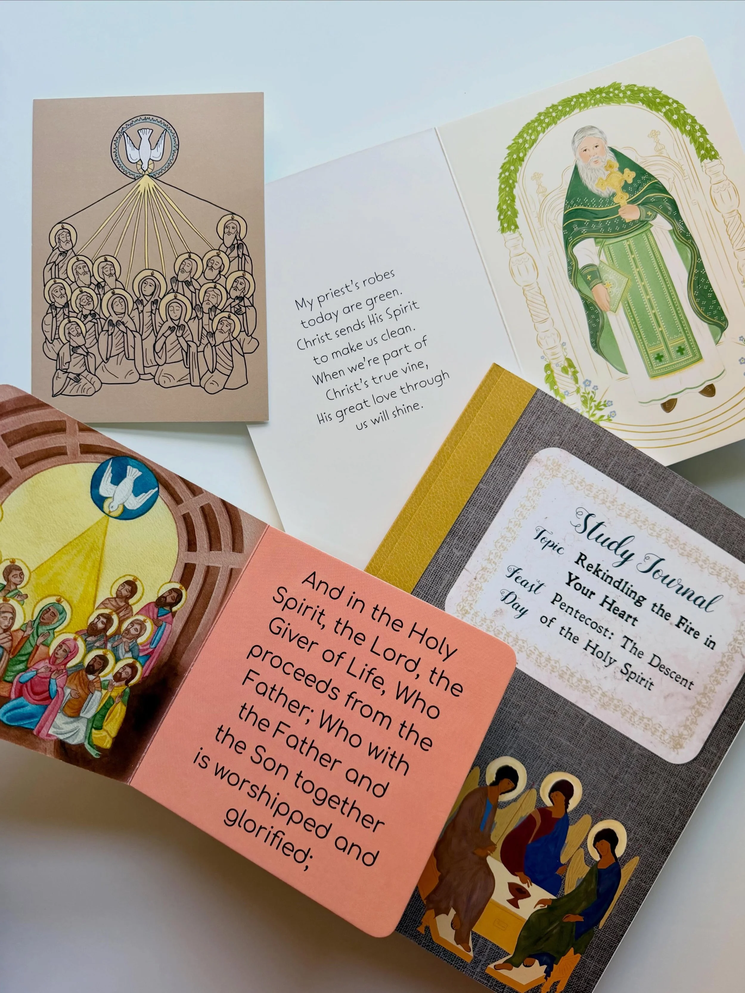 🔥Pentecost🕊️ is right around the corner, and these are some resources you might already have on hand! And if you want to grab any this weekend, don&rsquo;t forget to use the code SUMMERREADING for 15% off books now through Monday at midnight!