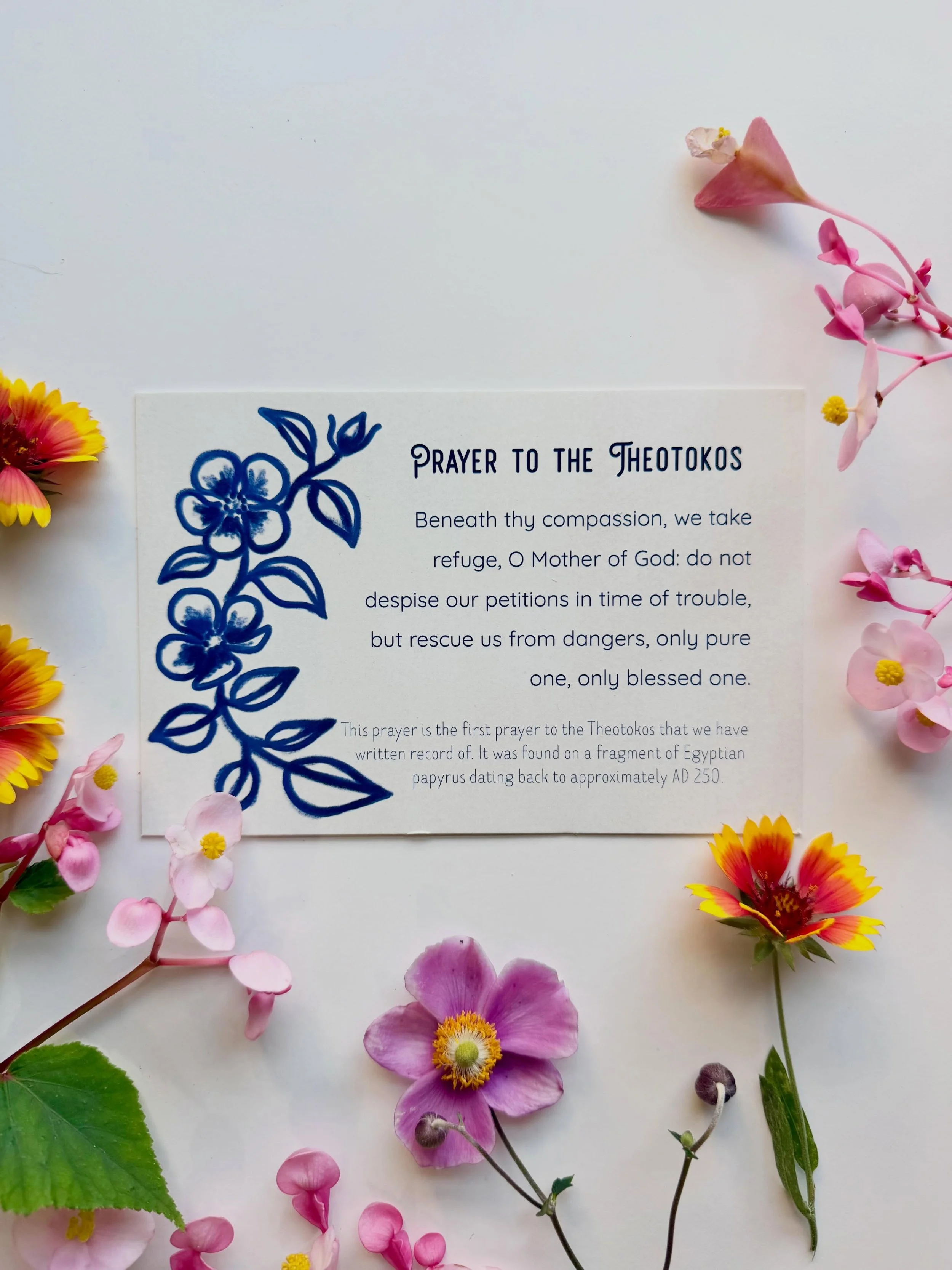 New prayer card available on our website! 💙

The prayer cards are 4&rdquo;x6&rdquo; so they&rsquo;re easy to frame if you want, but they&rsquo;re also professionally printed on cardstock so you can prop them up in a prayer corner or around the house