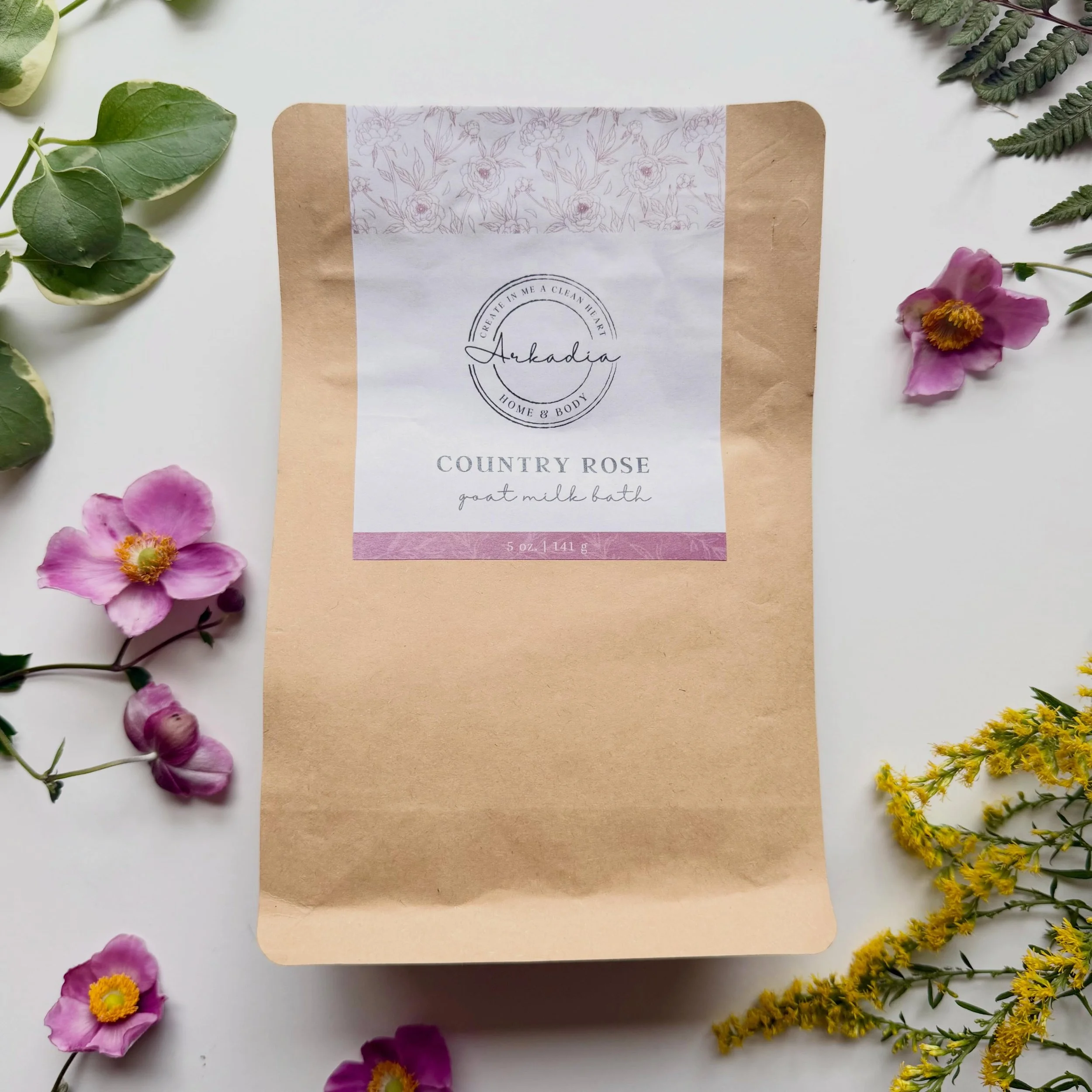 🌹Country Rose Bath Soak🫧 from @arkadia_soaps is in stock! Just in time for the cooler weather, this delightful bath soak is made from nourishing ingredients help your skin be nourished and rejuvenated. I like to use the bath soaks with my kids in t