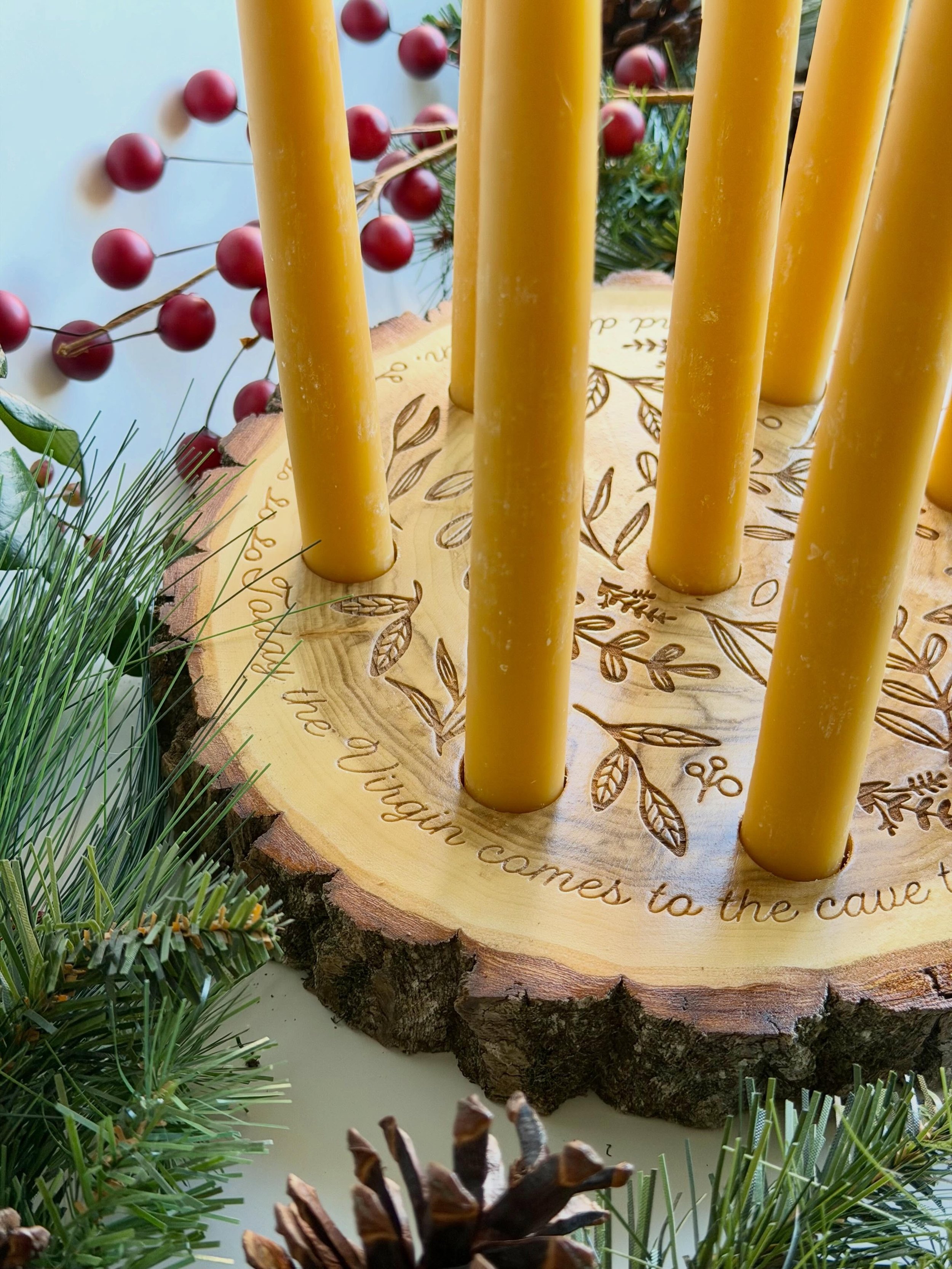 With the Nativity fast less than a month away, we wanted to share a bit about these Orthodox advent wreaths. 🕯️ First (and very important!), you don&rsquo;t need an advent wreath (or anything else on our website!) to have an edifying and good Nativi