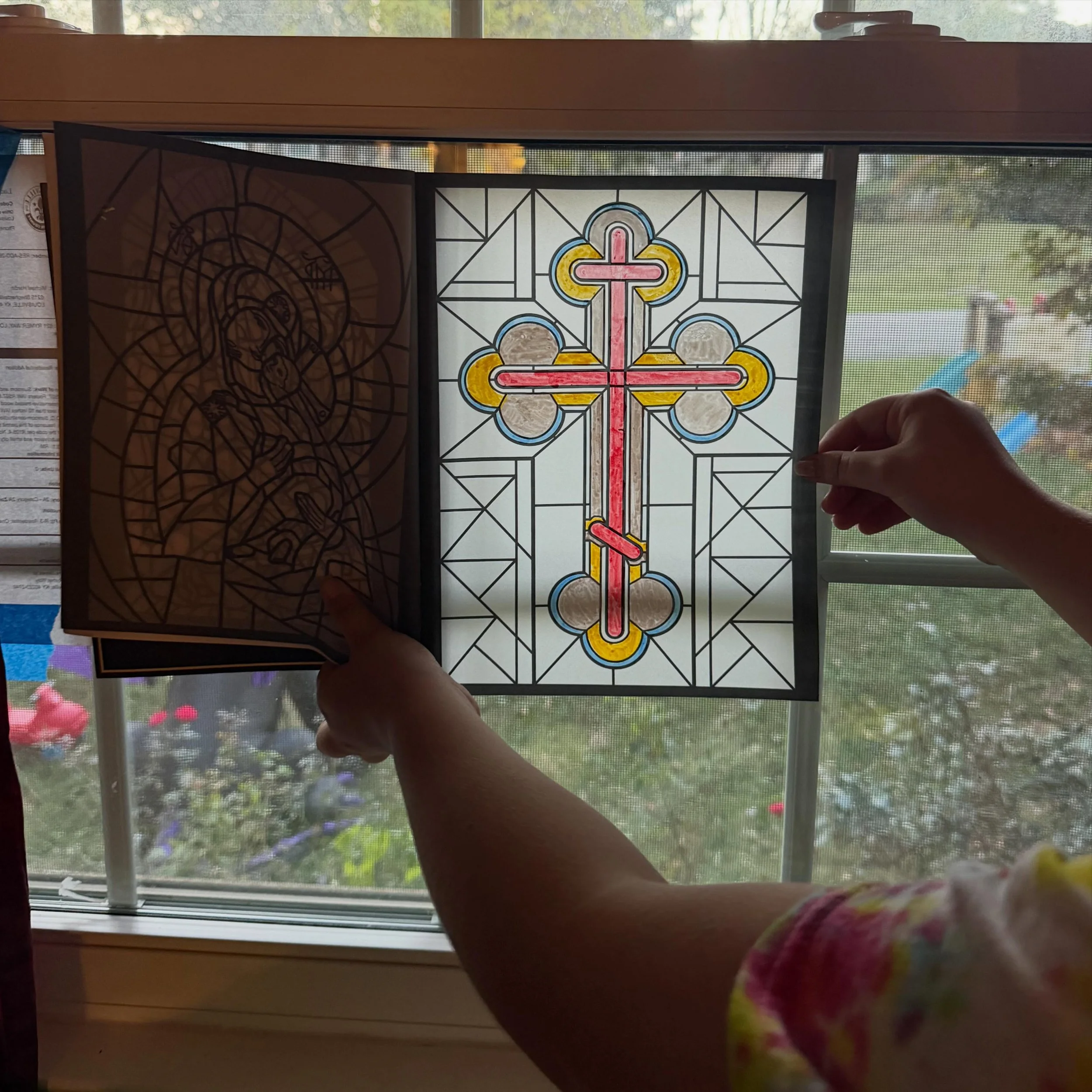 When you make something, and your 11 year old is so excited about it that she runs to the window every time she colors a new section so she can see how it looks. 🤌🏽 #crowningacheivement