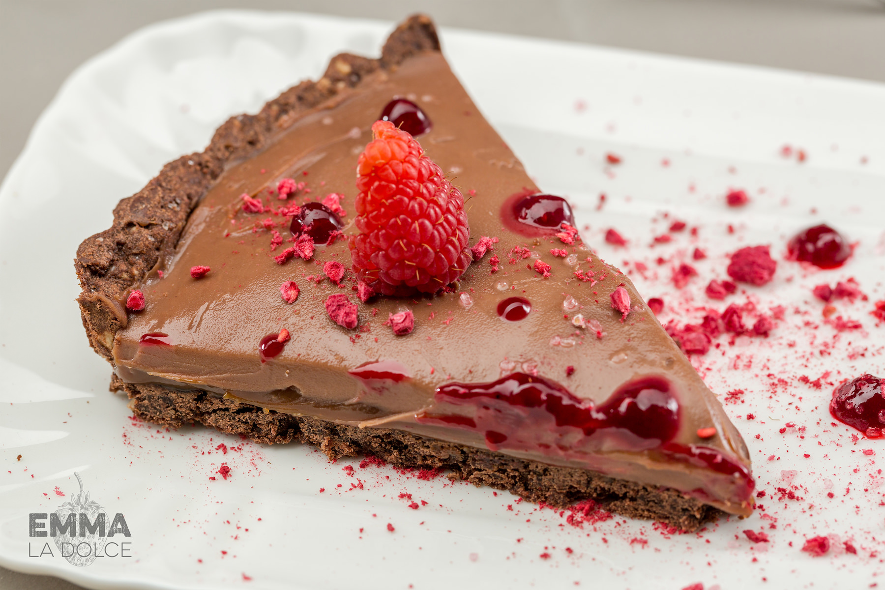 Salted Caramel and Chocolate Ganache Tart