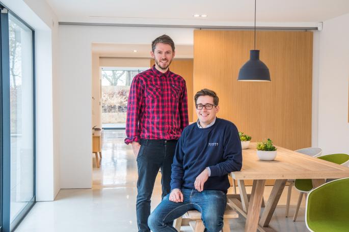 Oliver and Ben Wigg built the two detached homes pictured above on the site of a bungalow in Barton, near Cambridge MARK BOURDILLON
