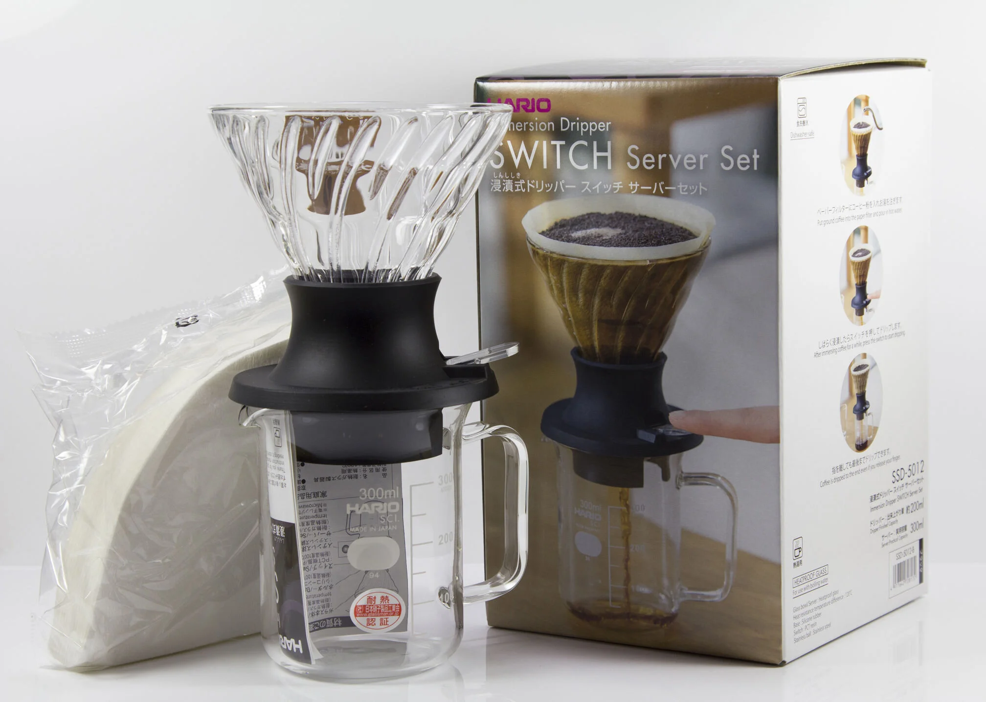 Hario Dripper Immersion SWITCH SET — LOT61 MT