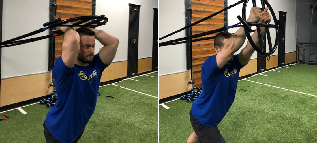 E. Overhead Triceps Extension