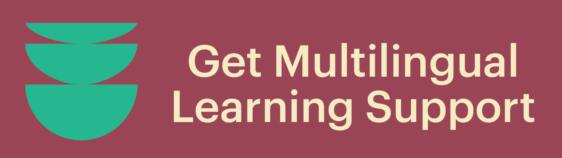 "Get Multilingual Learning Support" link