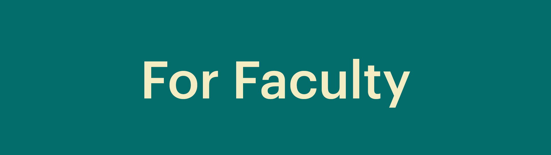 "For Faculty" link
