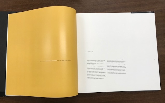 Grad Thesis Book Design Workshop — Center For Arts & Language