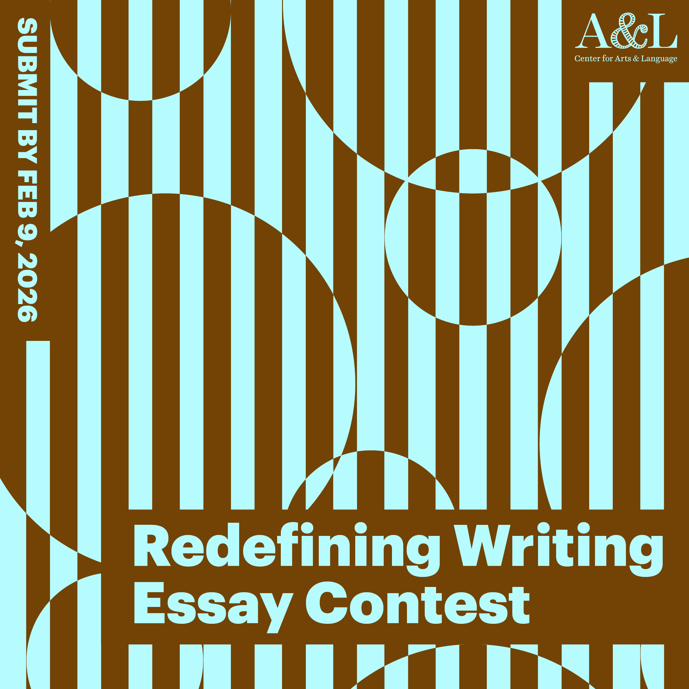 SUBMIT by Feb 9 to A&amp;L's Redefining Writing Contest 