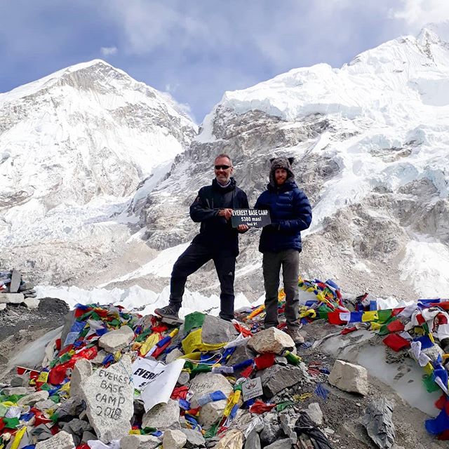 Bucket List No. 137 📍Everest Base Camp (with the old man) #ebc #crobsabroadway