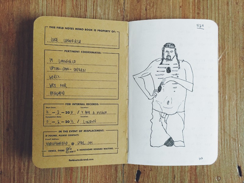 Tom told me that drawing what you see, as opposed to taking a photo, aids your memory. I gave it a try. (I’m sorry.)