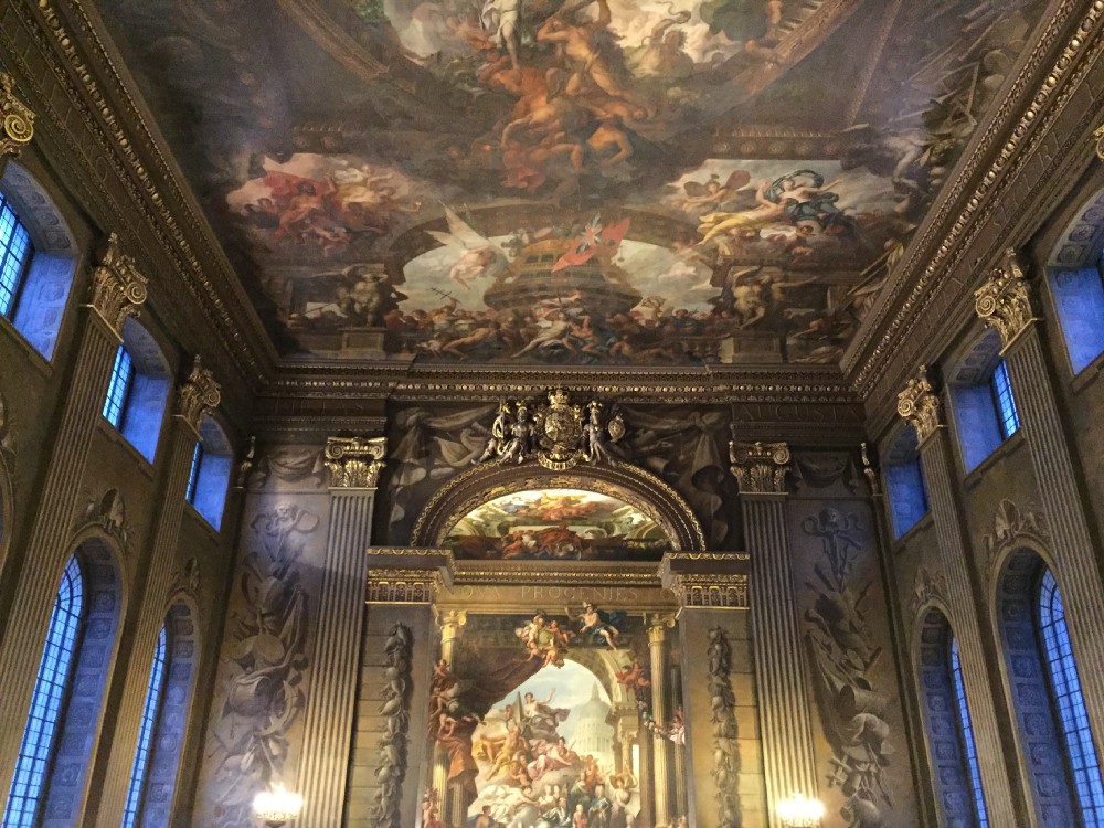 A terrible picture of The Painted Hall