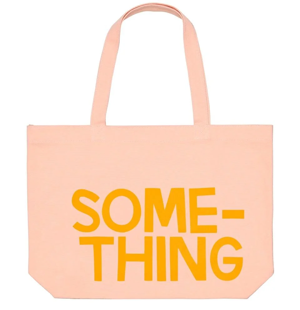   Something tote bag, $49  