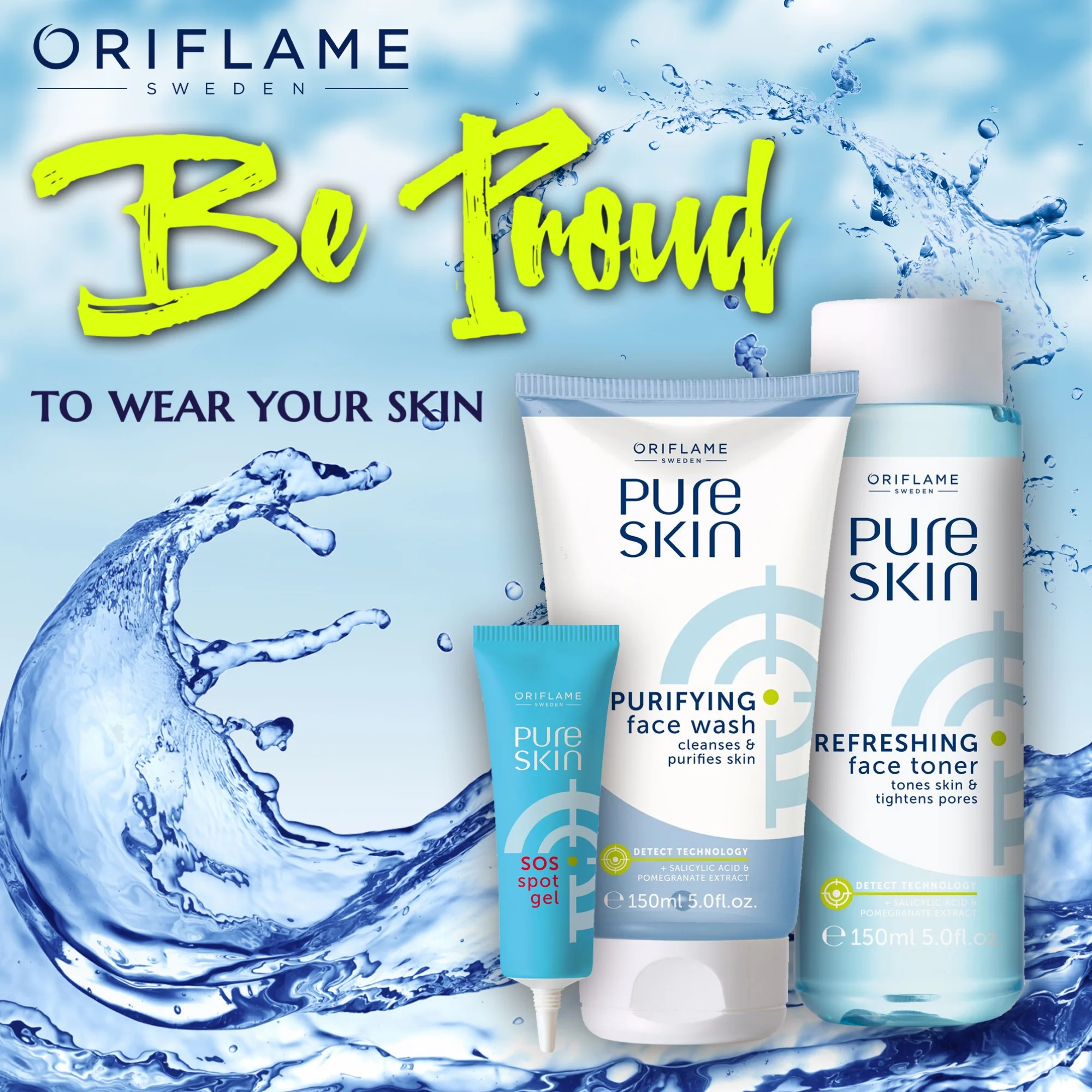 Oriflame Pure Skin range