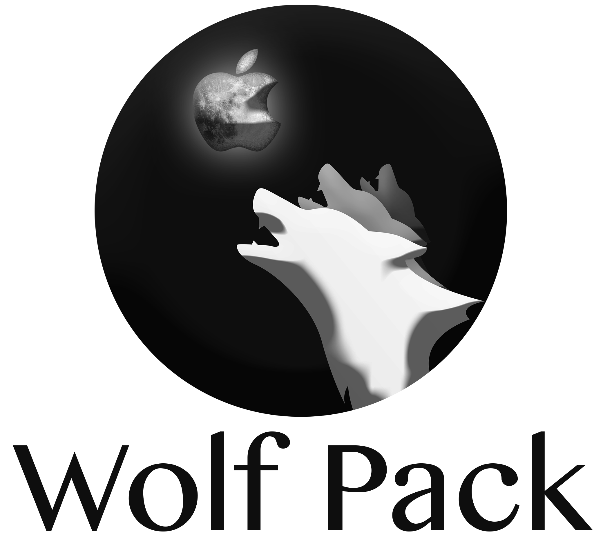 Wolf Pack corporate team logo design