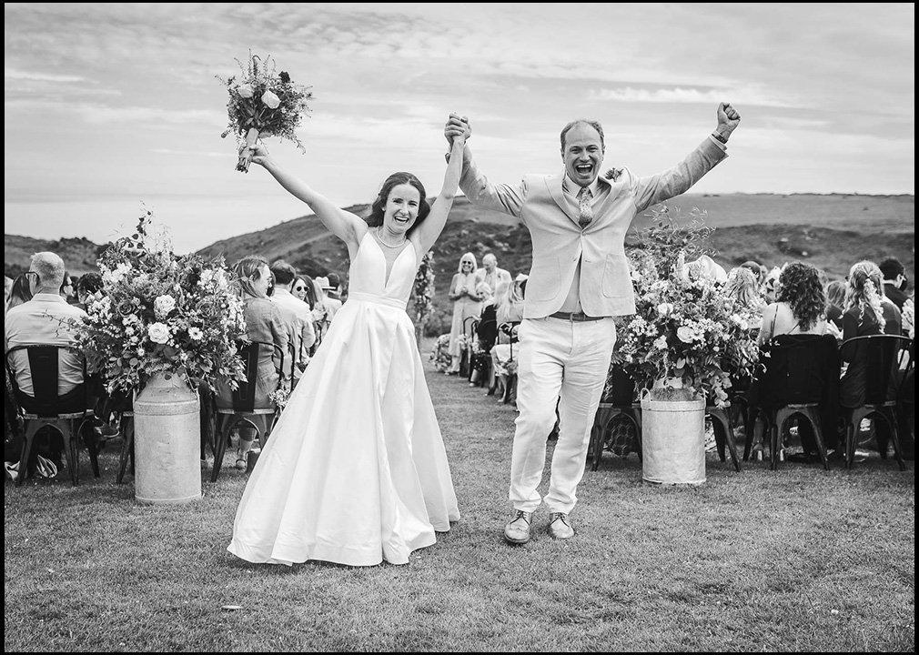 Richard and Rosie - East Soar Farm - summer wedding