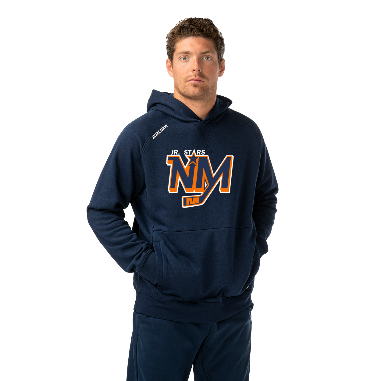 NM Jr. Stars Bauer Adult Team Hoodie
