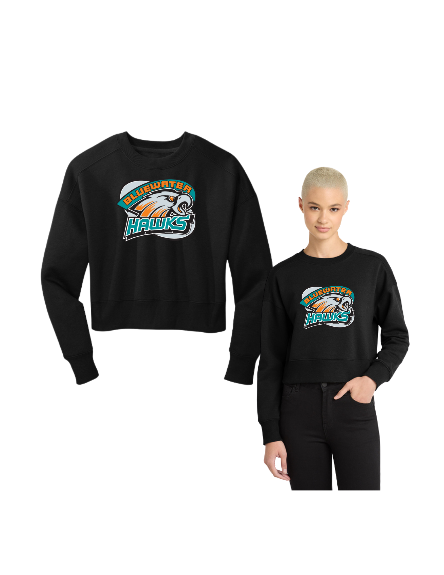 BWH Cropped Crew Hawks Logo