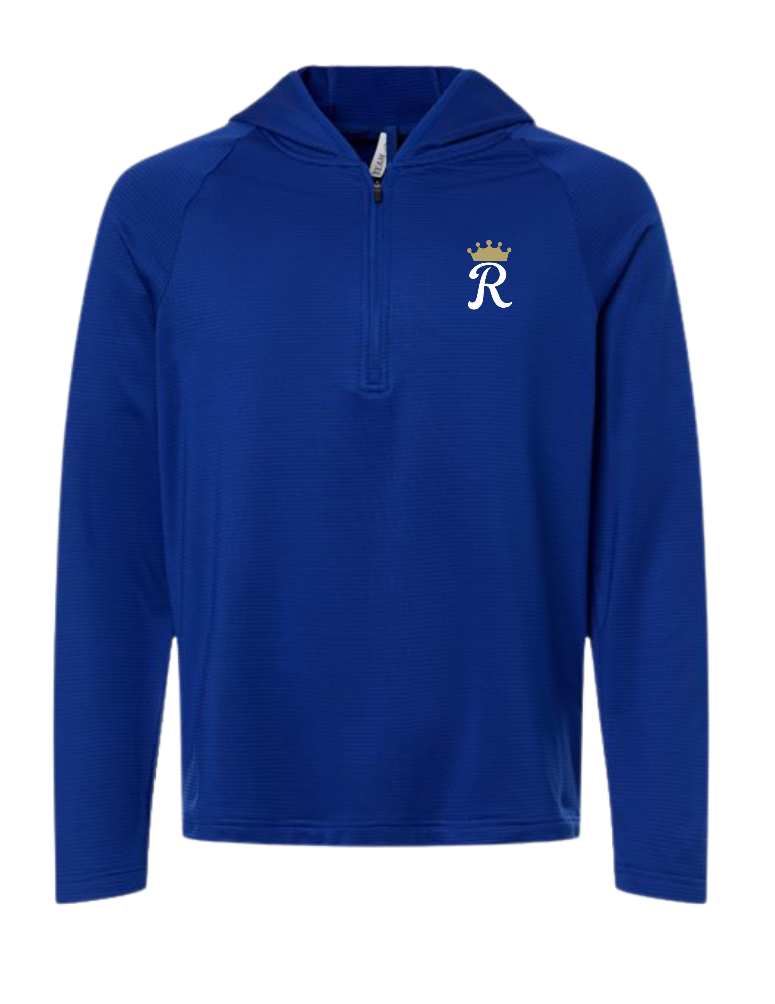 Royals Long Sleeve Hooded 1/4 zip shirt