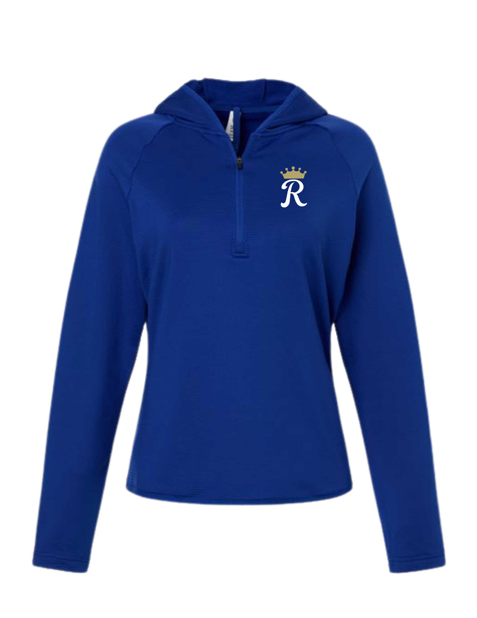 Royals Long Sleeve Hooded 1/4 zip shirt