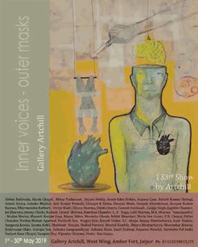 INNER VOICES-OUTER MASKS, GALLERY ARTCHILL, JAIPUR