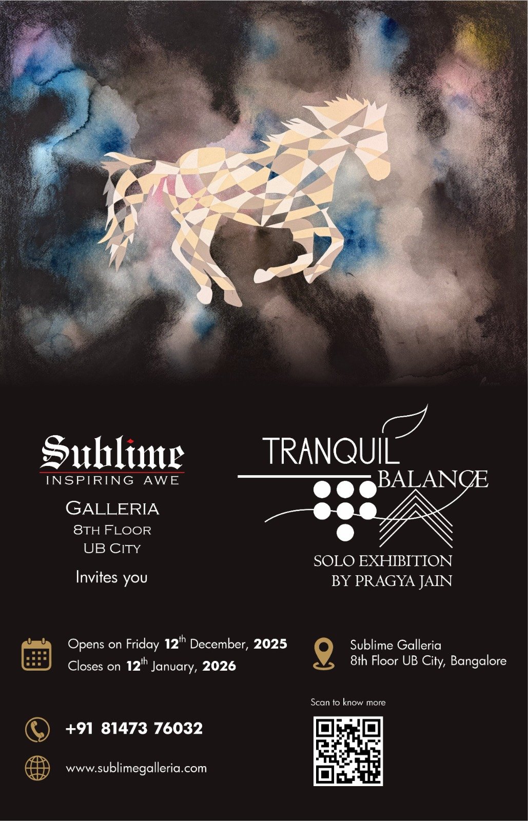 TRANQUIL BALANCE - 5TH SOLO EXHIBITION