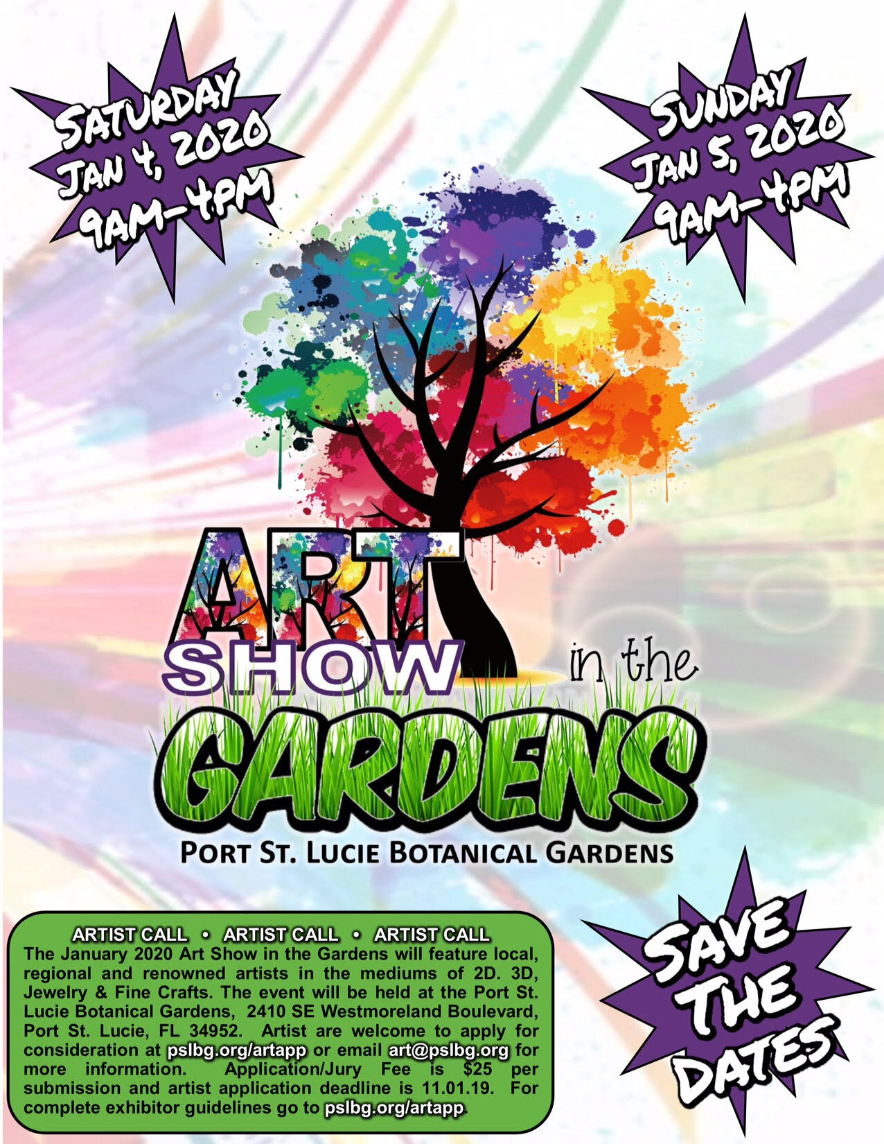Art Show In The Gardens Port St Lucie Botanical Gardens Gary