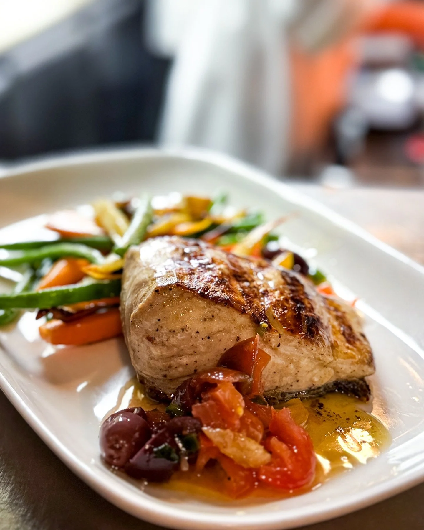 Last night&rsquo;s special: 🐟 Mahi-mahi finished with a black olive salsa 🏝️ 
&middot; &middot; &middot;
&middot; &middot;
#CarnegieHill #UES #UpperEastSide #mahimahi #madisonavenue