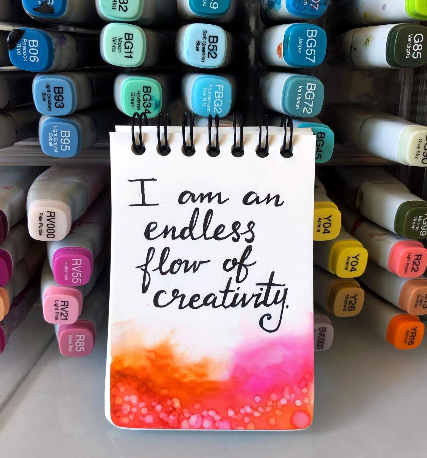 Don&rsquo;t forget, your creativity doesn&rsquo;t disappear or run out. It&rsquo;s always there waiting for you to turn on the valve. There&rsquo;s an abundance of creative energy, literally, it&rsquo;s never ending. Showing up with consistency is mo