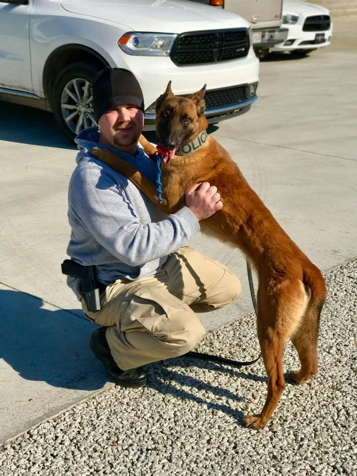 Jason with his K9 partner Maya!