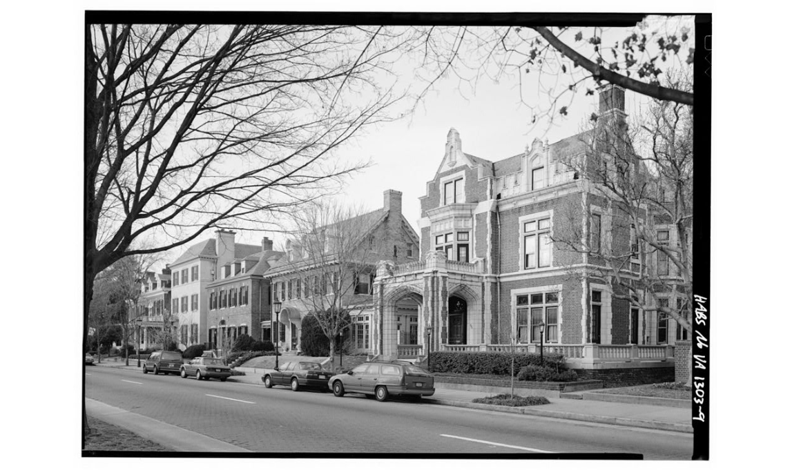 2300 Block of Monument Avenue from Historic American Buildings Survey, c. 1933, Library of Congress Prints and Photographs Division